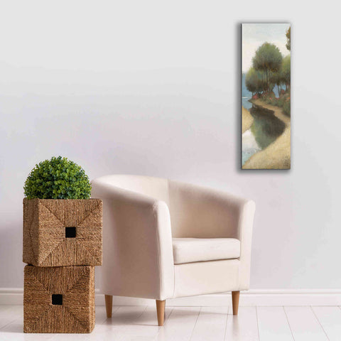 Image of 'By the Waterways Portrait II' by James Wiens, Canvas Wall Art,12 x 36