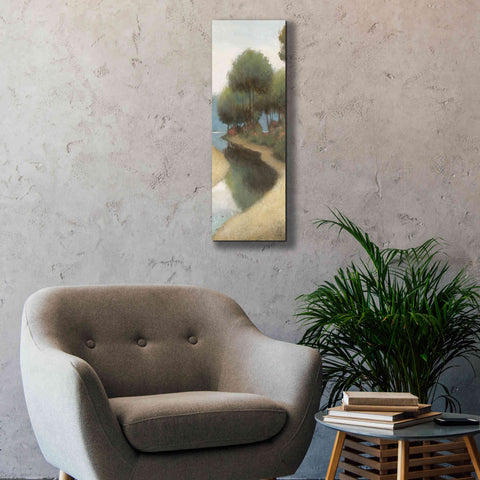 Image of 'By the Waterways Portrait II' by James Wiens, Canvas Wall Art,12 x 36