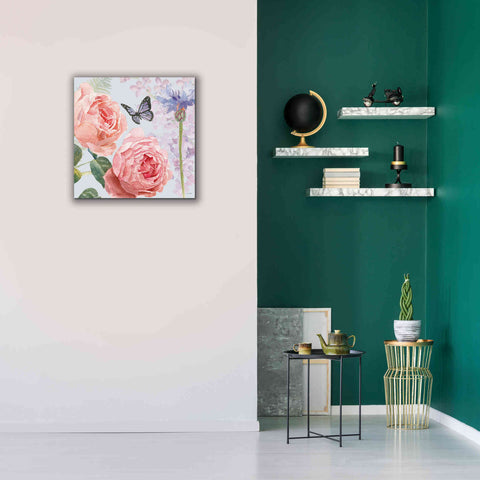 Image of 'Boho Bouquet II Blue' by James Wiens, Canvas Wall Art,26 x 26
