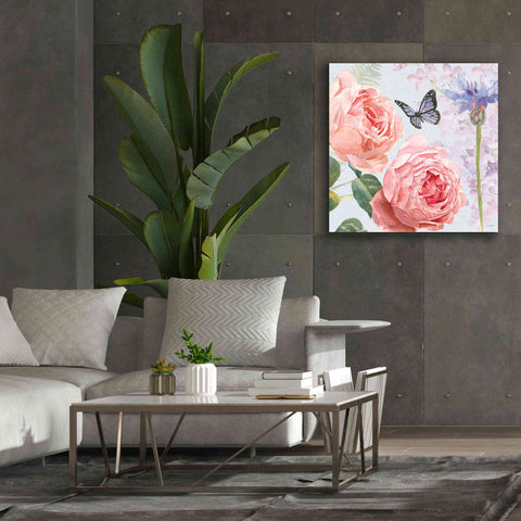 Image of 'Boho Bouquet II Blue' by James Wiens, Canvas Wall Art,37 x 37
