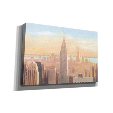 Image of 'Manhattan Dawn' by James Wiens, Canvas Wall Art,18x12x1.1x0,26x18x1.1x0,40x26x1.74x0,60x40x1.74x0