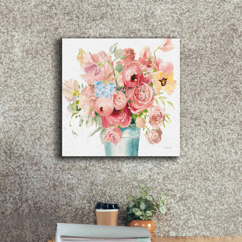 Image of 'Boho Bouquet VII' by James Wiens, Canvas Wall Art,18 x 18