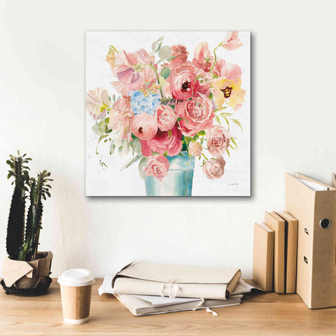 Image of 'Boho Bouquet VII' by James Wiens, Canvas Wall Art,18 x 18