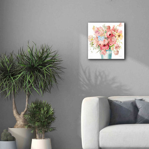 Image of 'Boho Bouquet VII' by James Wiens, Canvas Wall Art,18 x 18