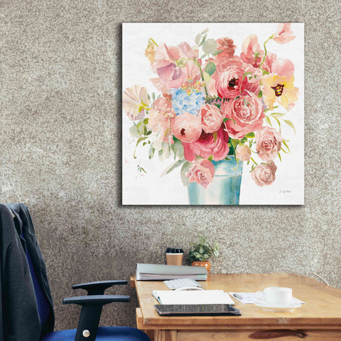 Image of 'Boho Bouquet VII' by James Wiens, Canvas Wall Art,37 x 37