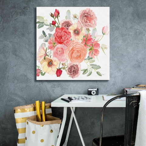 Image of 'Boho Bouquet XIV' by James Wiens, Canvas Wall Art,26 x 26
