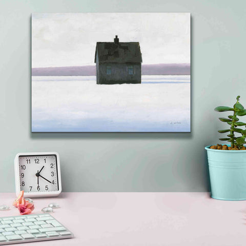 Image of 'Lonely Winter Landscape II' by James Wiens, Canvas Wall Art,16 x 12