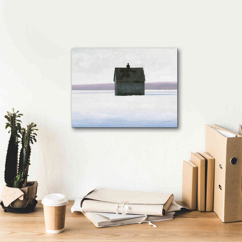 Image of 'Lonely Winter Landscape II' by James Wiens, Canvas Wall Art,16 x 12