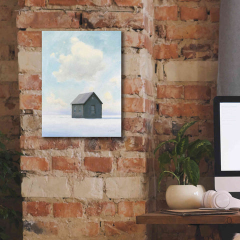 Image of 'Lonely Winter Landscape III' by James Wiens, Canvas Wall Art,12 x 16