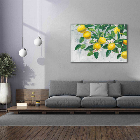 Image of 'Zesty Lemons' by James Wiens, Canvas Wall Art,60 x 40