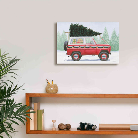 Image of 'Christmas Farm III' by James Wiens, Canvas Wall Art,18 x 12