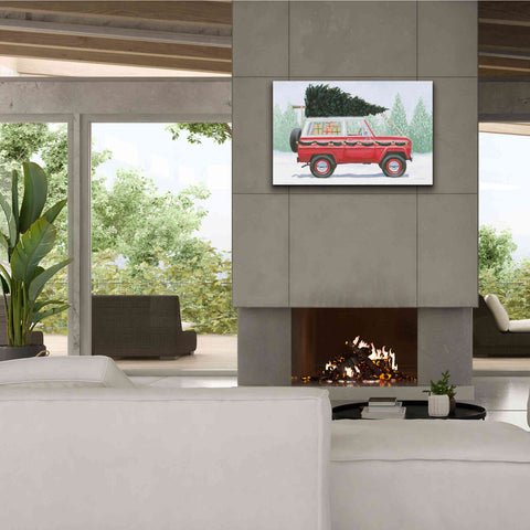 Image of 'Christmas Farm III' by James Wiens, Canvas Wall Art,40 x 26