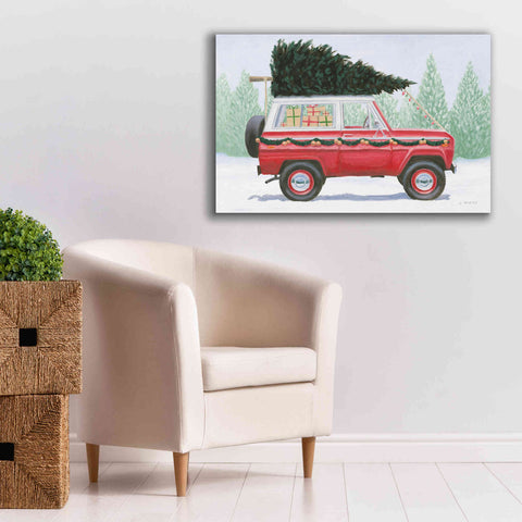 Image of 'Christmas Farm III' by James Wiens, Canvas Wall Art,40 x 26