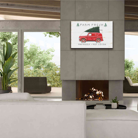 Image of 'Christmas Farm VI' by James Wiens, Canvas Wall Art,40 x 26