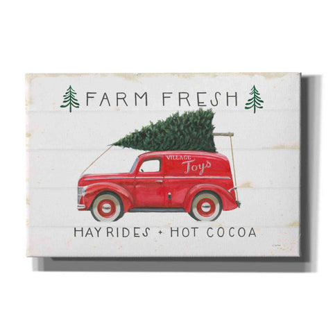 Image of 'Christmas Farm VI' by James Wiens, Canvas Wall Art,18x12x1.1x0,26x18x1.1x0,40x26x1.74x0,60x40x1.74x0