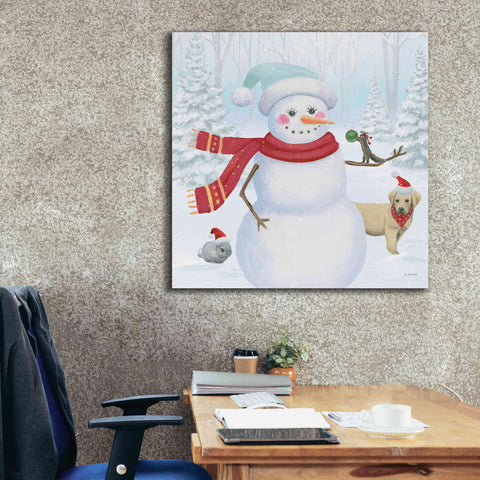 Image of 'Dressed for Christmas III Crop' by James Wiens, Canvas Wall Art,37 x 37