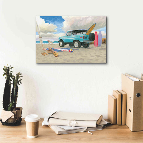 Image of 'Beach Ride I' by James Wiens, Canvas Wall Art,18 x 12