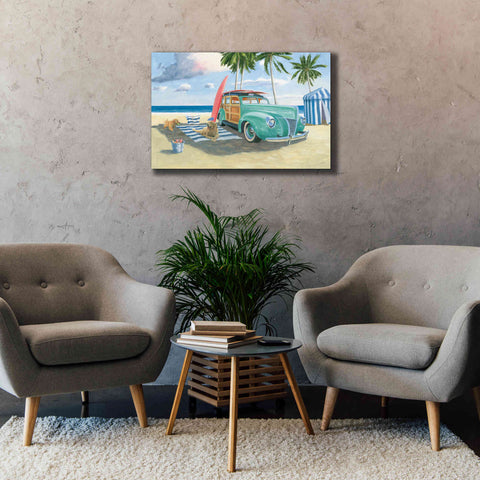 Image of 'Beach Ride III' by James Wiens, Canvas Wall Art,40 x 26