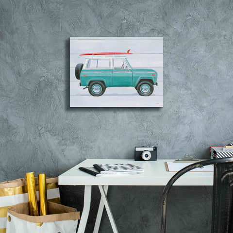 Image of 'Beach Ride VII' by James Wiens, Canvas Wall Art,16 x 12