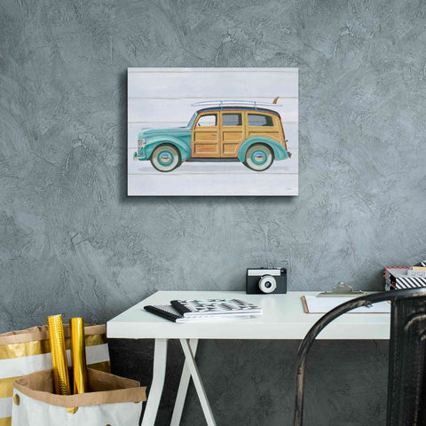 Image of 'Beach Ride VIII' by James Wiens, Canvas Wall Art,16 x 12