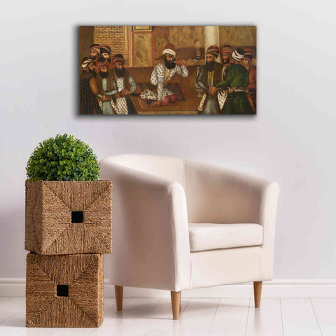 Image of 'The Royal Court of Karim Khan' by Mohammad Sadiq, Canvas Wall Art,40x20
