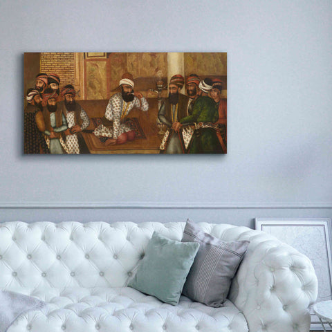 Image of 'The Royal Court of Karim Khan' by Mohammad Sadiq, Canvas Wall Art,60x30