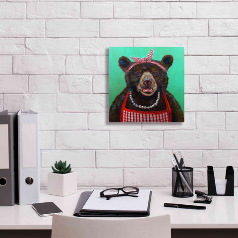 Image of 'Mama Bear' by Lucia Heffernan, Canvas Wall Art,12x12