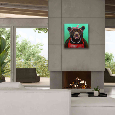 Image of 'Mama Bear' by Lucia Heffernan, Canvas Wall Art,26x26