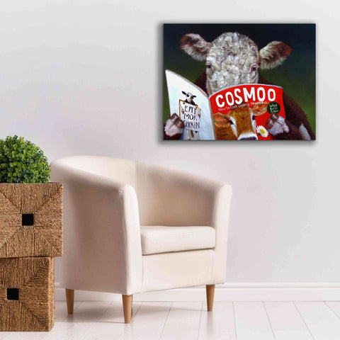 Image of 'Cow Tips' by Lucia Heffernan, Canvas Wall Art,34x26