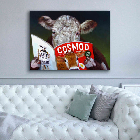 Image of 'Cow Tips' by Lucia Heffernan, Canvas Wall Art,54x40