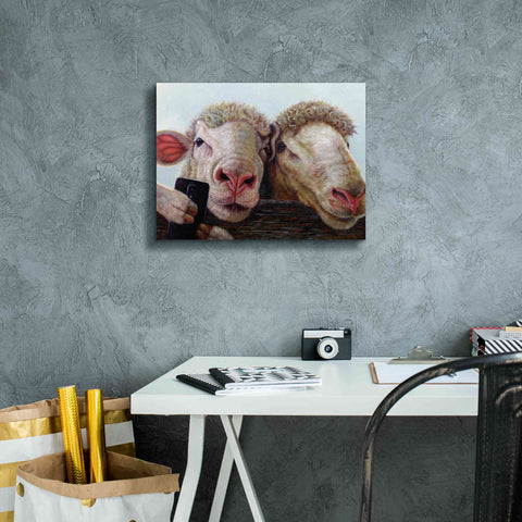 Image of 'Selfie' by Lucia Heffernan, Canvas Wall Art,16x12