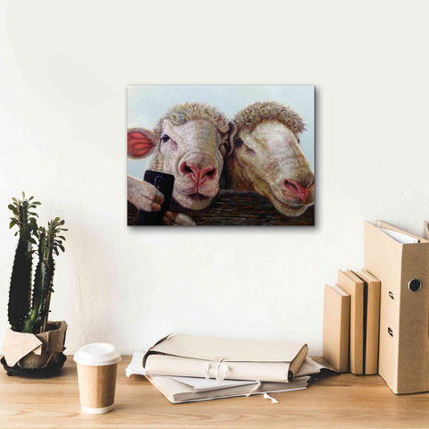 Image of 'Selfie' by Lucia Heffernan, Canvas Wall Art,16x12