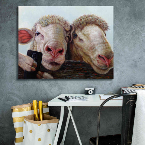 Image of 'Selfie' by Lucia Heffernan, Canvas Wall Art,34x26