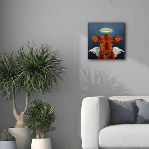 Image of 'Holy Cow' by Lucia Heffernan, Canvas Wall Art,18x18