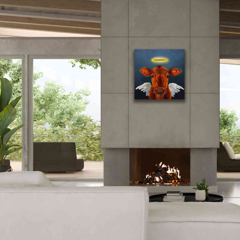 Image of 'Holy Cow' by Lucia Heffernan, Canvas Wall Art,26x26