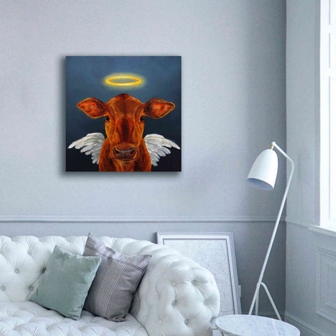Image of 'Holy Cow' by Lucia Heffernan, Canvas Wall Art,37x37