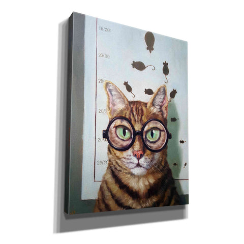 Image of 'Feline Eye Exam' by Lucia Heffernan, Canvas Wall Art