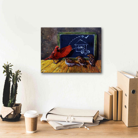 Image of 'Flight School' by Lucia Heffernan, Canvas Wall Art,16x12