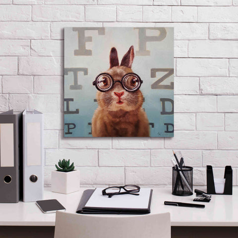 Image of 'Four Eyes' by Lucia Heffernan, Canvas Wall Art,18x18