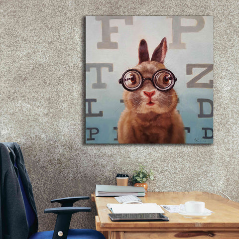 Image of 'Four Eyes' by Lucia Heffernan, Canvas Wall Art,37x37