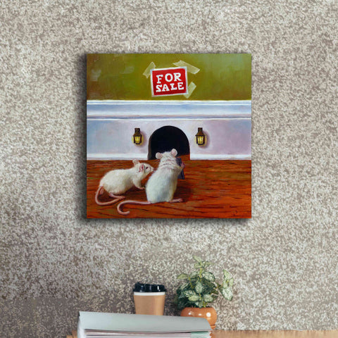 Image of 'Must See Inside' by Lucia Heffernan, Canvas Wall Art,18x18