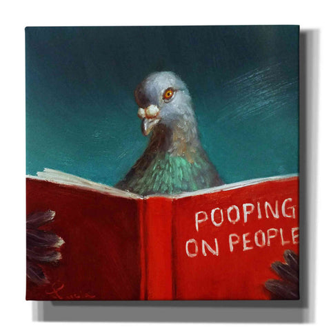 Image of 'Pooping on People' by Lucia Heffernan, Canvas Wall Art