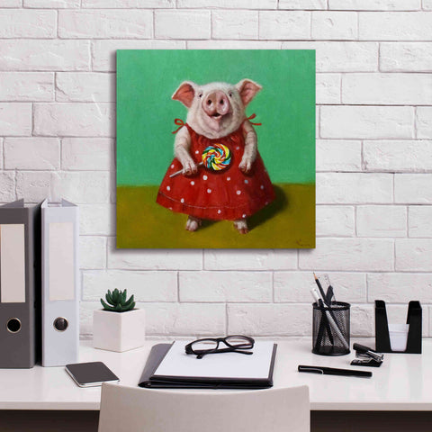 Image of 'Sticky' by Lucia Heffernan, Canvas Wall Art,18x18