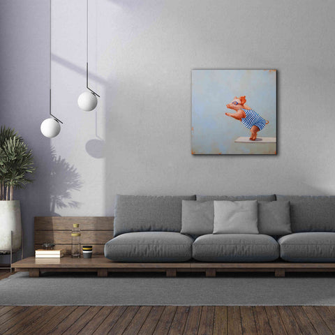 Image of 'The Plunge' by Lucia Heffernan, Canvas Wall Art,37x37