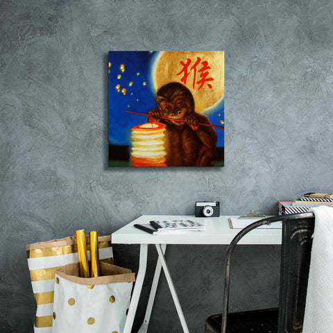 Image of 'Monkeyshine' by Lucia Heffernan, Canvas Wall Art,18x18