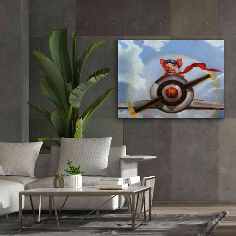 Image of 'When Pigs Fly' by Lucia Heffernan, Canvas Wall Art,54x40