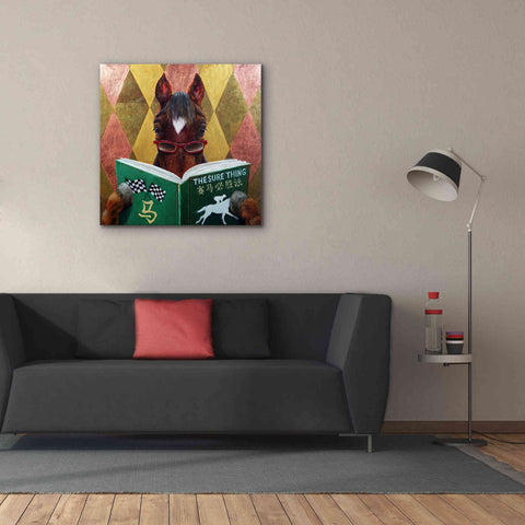 Image of 'Wise Bet' by Lucia Heffernan, Canvas Wall Art,37x37