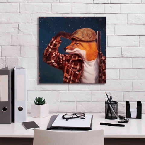Image of 'Fox Hunt' by Lucia Heffernan, Canvas Wall Art,18x18