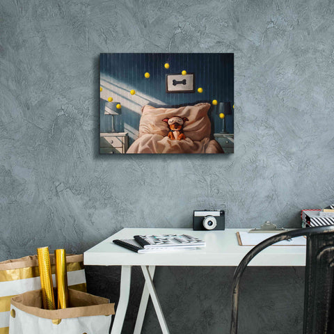 Image of 'Bentley’s Dream' by Lucia Heffernan, Canvas Wall Art,16x12