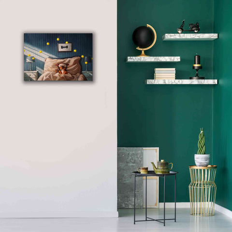 Image of 'Bentley’s Dream' by Lucia Heffernan, Canvas Wall Art,26x18